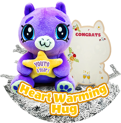 Soft Greetings Congratulations Plush with Self-Expanding Balloon