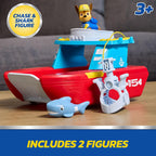 PAW Patrol Sea Patroller Vehicle with Chase Figure & Shark