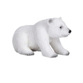 MOJO Polar Bear Cub Sitting Figure Hand-Painted Arctic Wildlife Model
