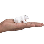 MOJO Polar Bear Cub Sitting Figure Hand-Painted Arctic Wildlife Model