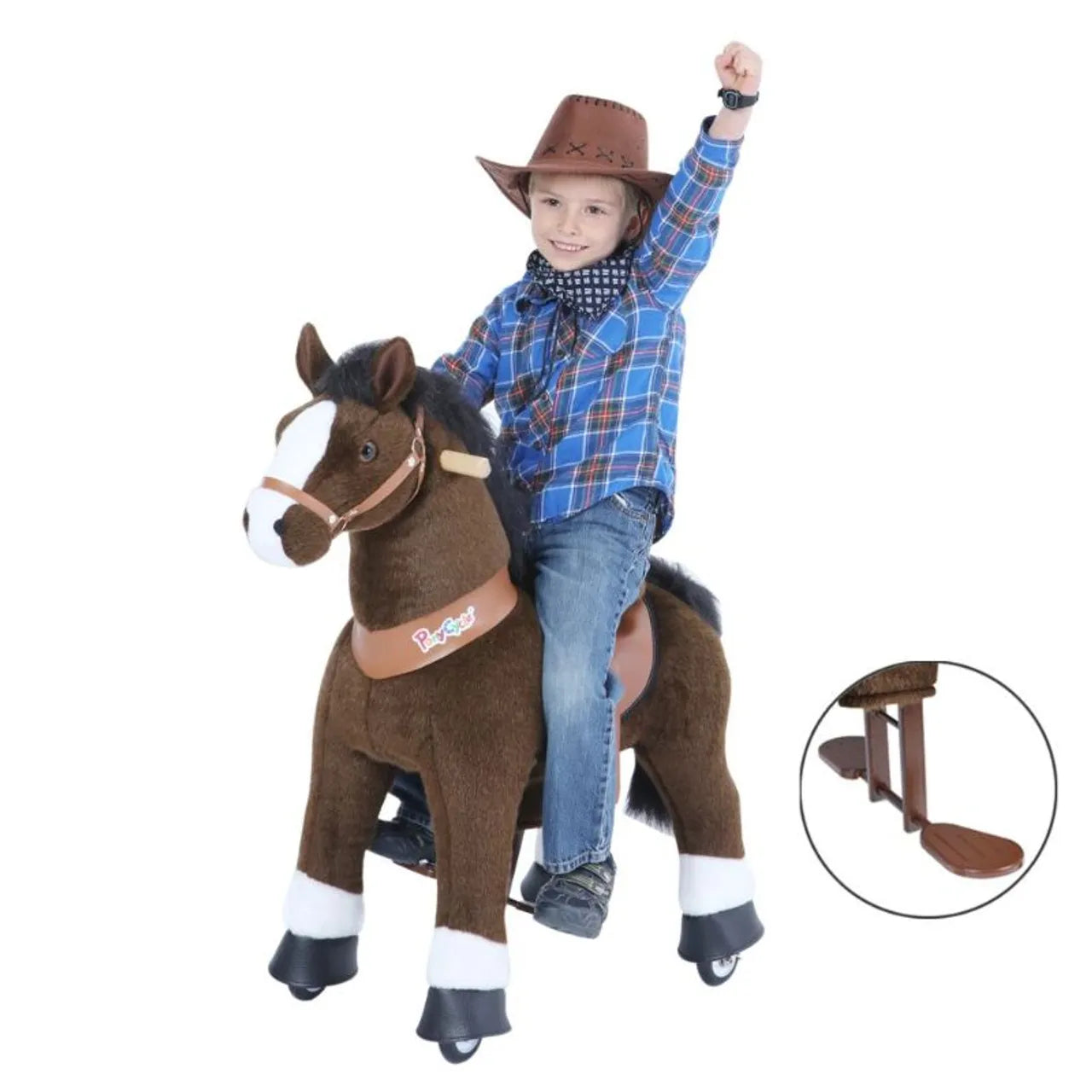 PONY CYCLE MEDIUM BROWN N-4151