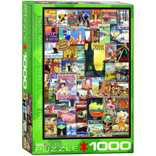Puzzle 1000 Travel Around The World Vintage Posters