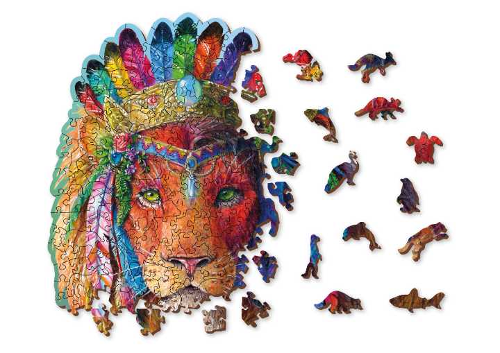 Wooden City Mystic Lion Wooden Puzzle L 250 Pieces
