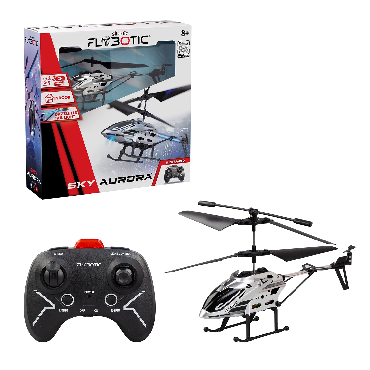 Sky Aurora RC Helicopter 3-Channel IR Remote Control Helicopter