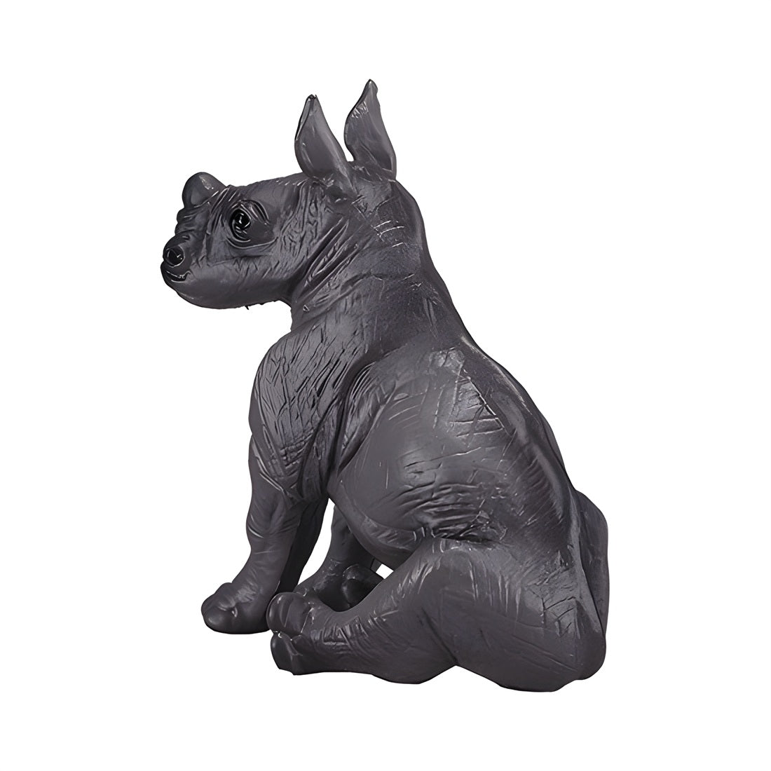 Mojo Wildlife Rhino Baby Sitting Figure