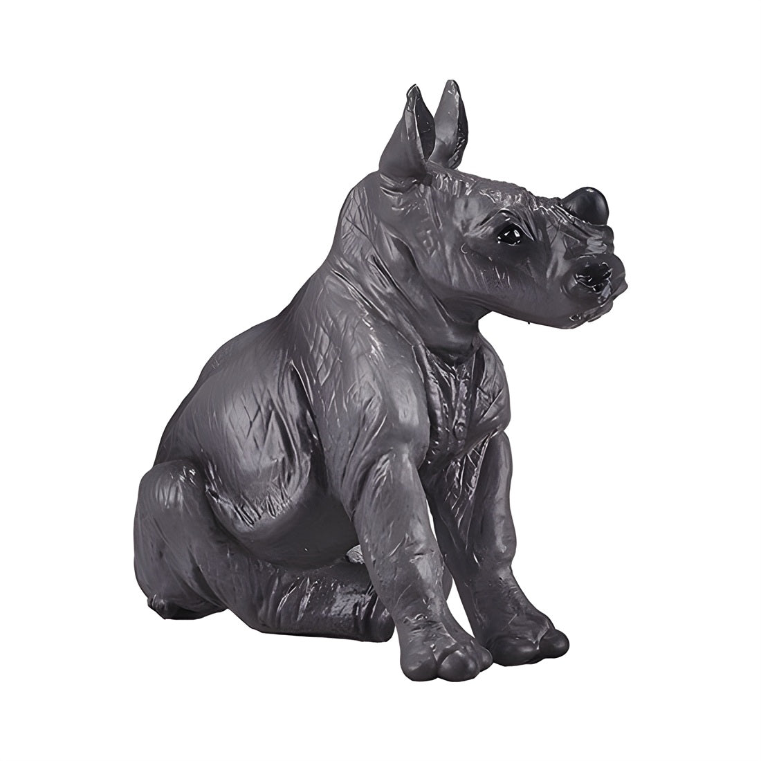 Mojo Wildlife Rhino Baby Sitting Figure