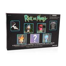 Rick & Morty K-Blings Cable Protectors 5 Pack Collectible Cable Clips