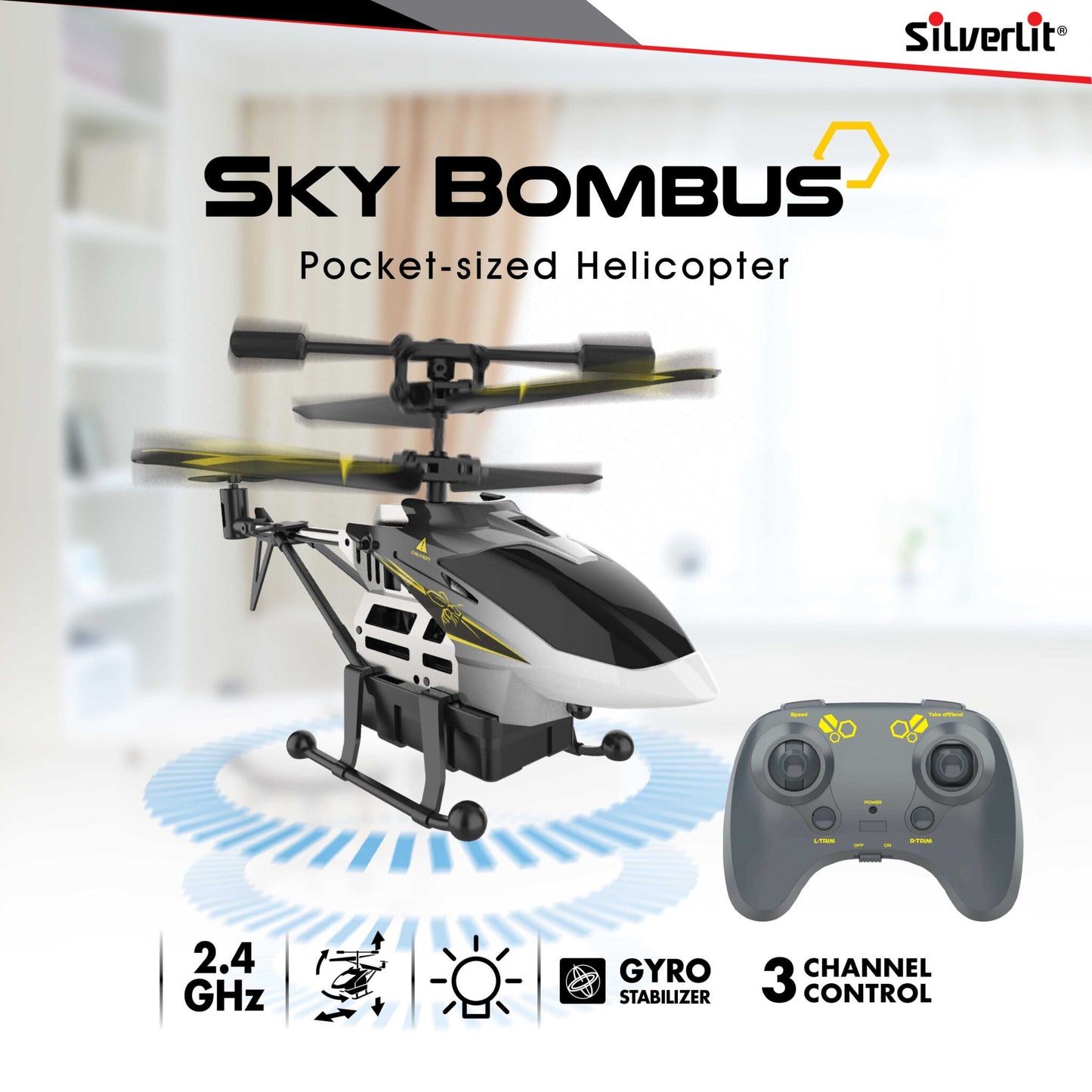 Sky Bombus 2.4GHz RC Mini Helicopter with Auto Hover