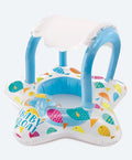 Intex Starfish Baby Float with Sun Canopy – Inflatable Baby Swim Seat
