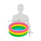 Intex Sunset Glow Baby Pool – 3 Ring Inflatable Baby Pool 61 x 22 cm