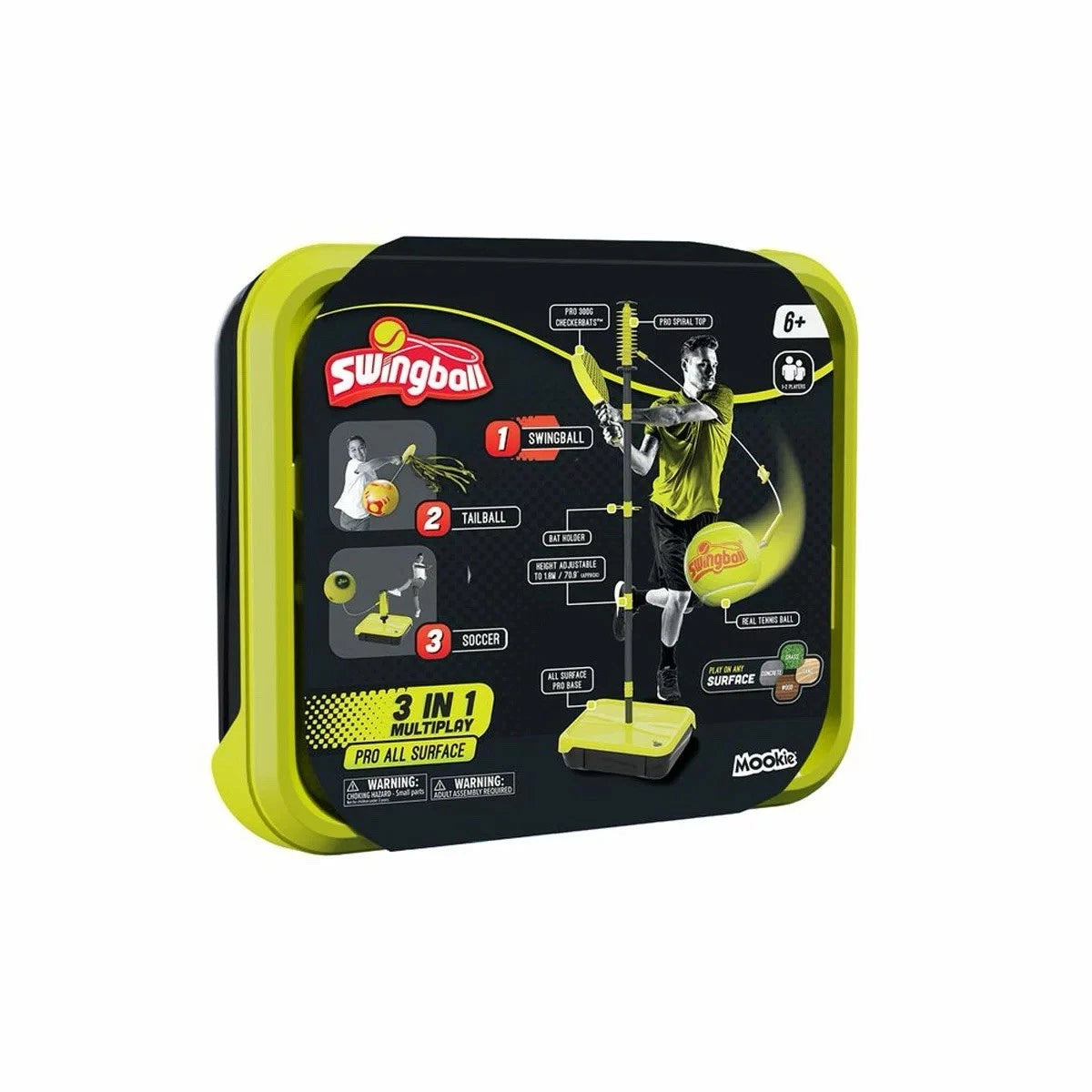 SWINGBALL Pro All Surface 3-in-1 Outdoor Sports Game Set