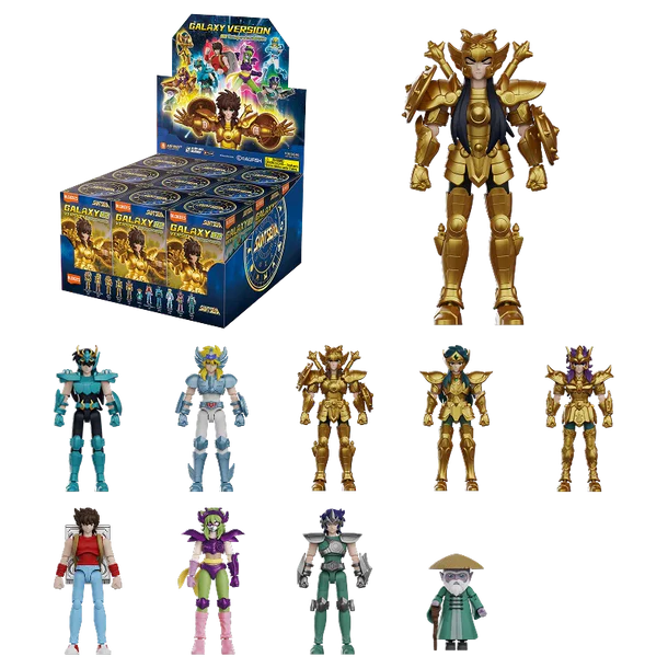 Saint Seiya Galaxy Version 02 Gold Saints Blind Box Action Figure