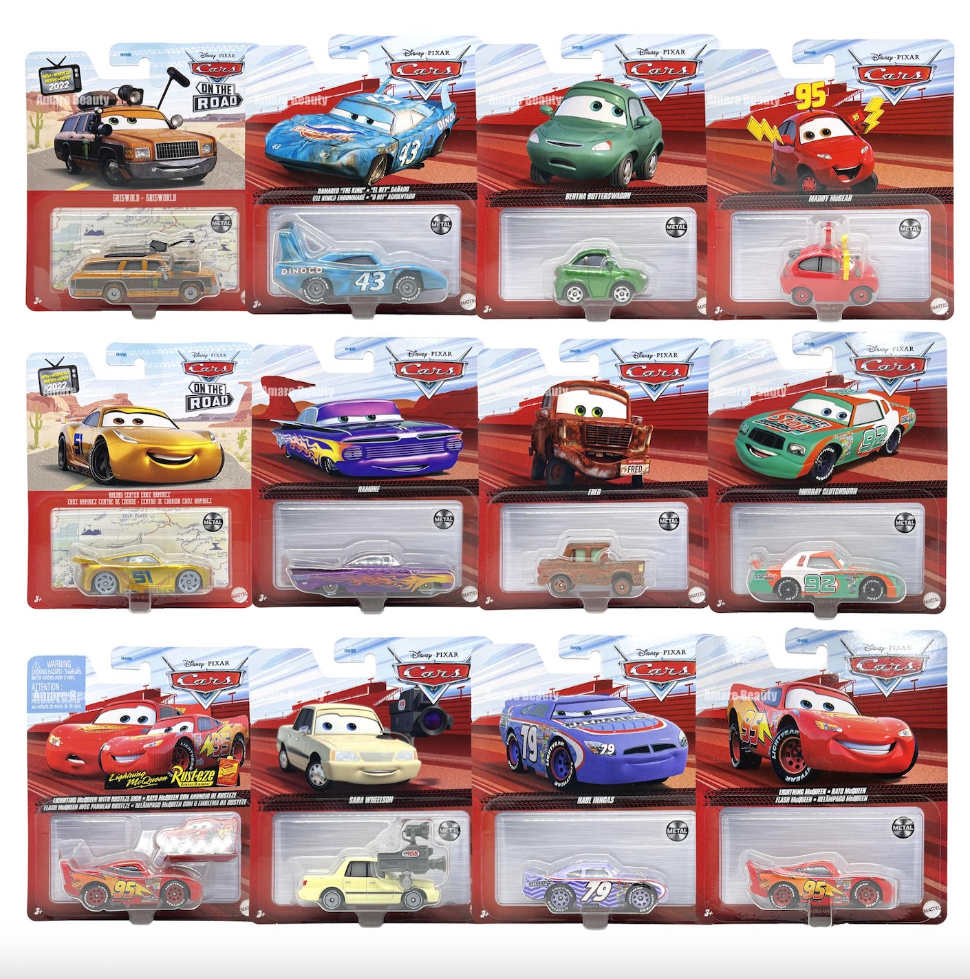 Cars Character Die Cast  Singles Asst.887961502268
