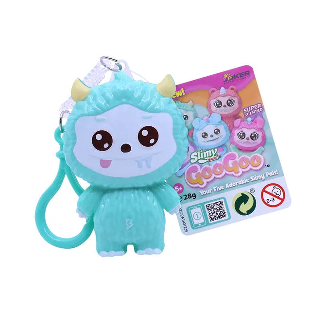 Goo Goo Gang 1oz Slime Keychain Surprise Toy | Scented Slime with Collectible Character