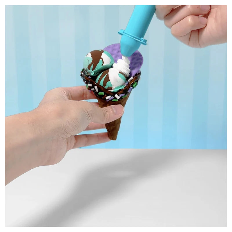 Slimy Gelateria Cones DIY Dessert Slime Sensory Play Set