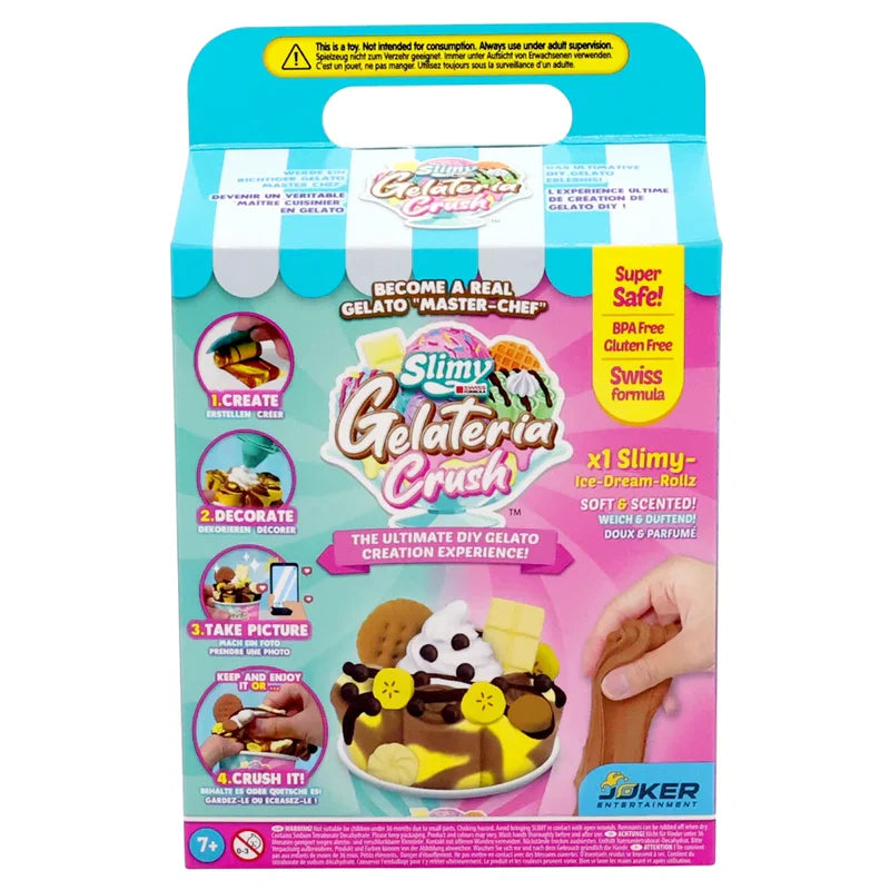 Slimy Gelateria Rolls DIY Dessert Slime Sensory Play Kit