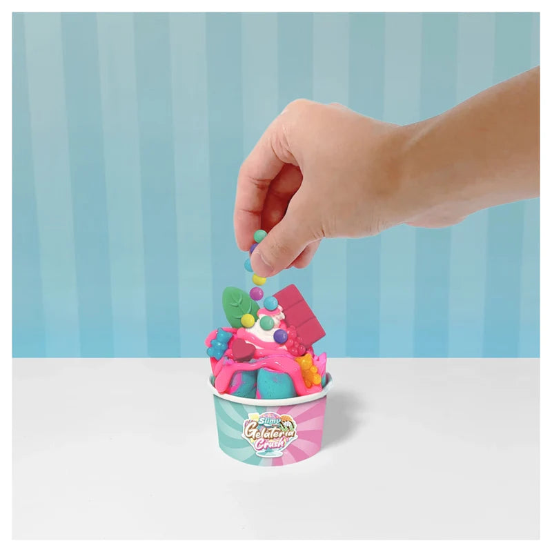 Slimy Gelateria Rolls DIY Dessert Slime Sensory Play Kit