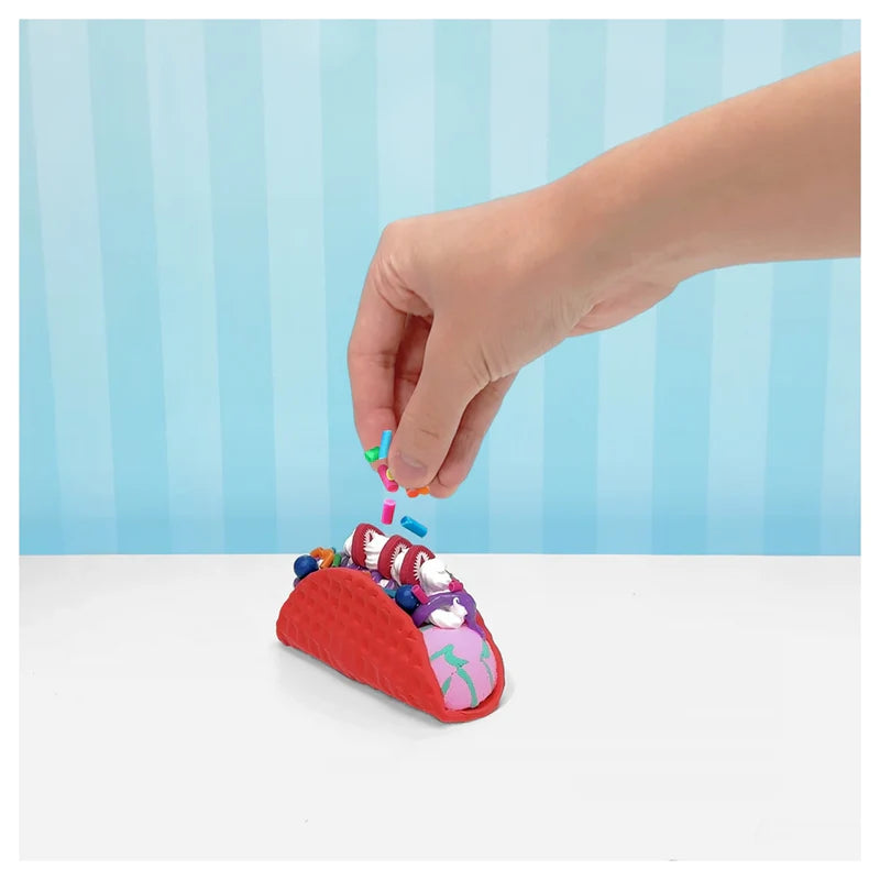 Slimy Gelateria Tacos DIY Dessert Slime Sensory Play Kit