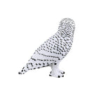 MOJO Wildlife Snowy Owl Figure – Hand-Painted Bird Model 5.25cm