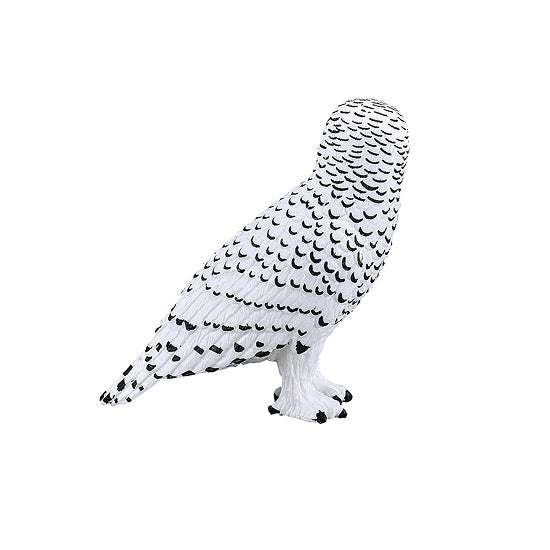 MOJO Wildlife Snowy Owl Figure – Hand-Painted Bird Model 5.25cm
