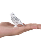 MOJO Wildlife Snowy Owl Figure – Hand-Painted Bird Model 5.25cm