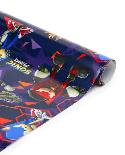 Sonic the Hedgehog Gift Wrap Wrapping Paper for Kids Gifts
