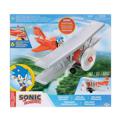 Sonic Tornado Biplane Interactive Playset with Sounds and Lights