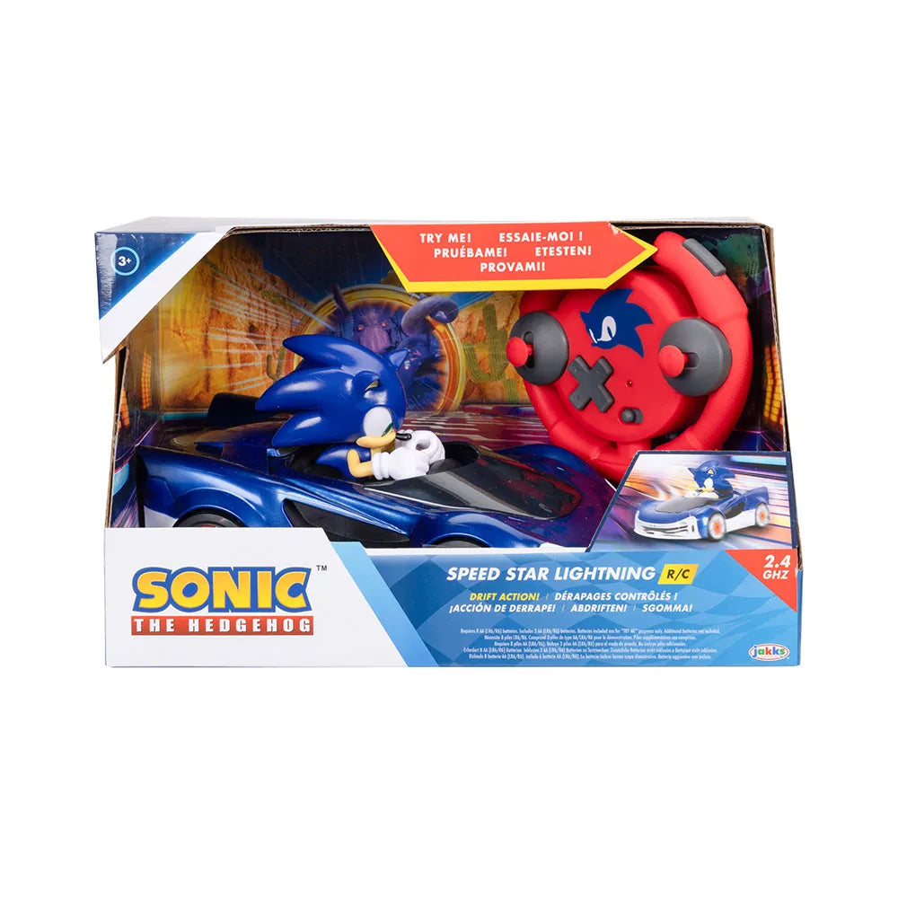 Sonic Drifting RC Car with Turbo Boost and LED Lights