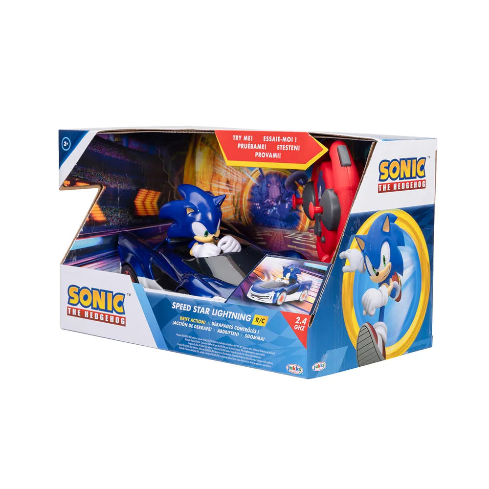 Sonic Drifting RC Car with Turbo Boost and LED Lights