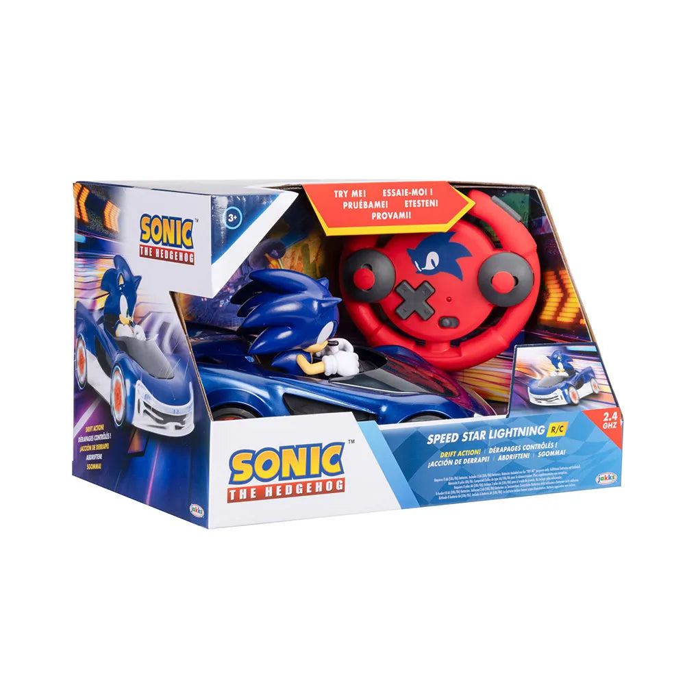 Sonic Drifting RC Car with Turbo Boost and LED Lights