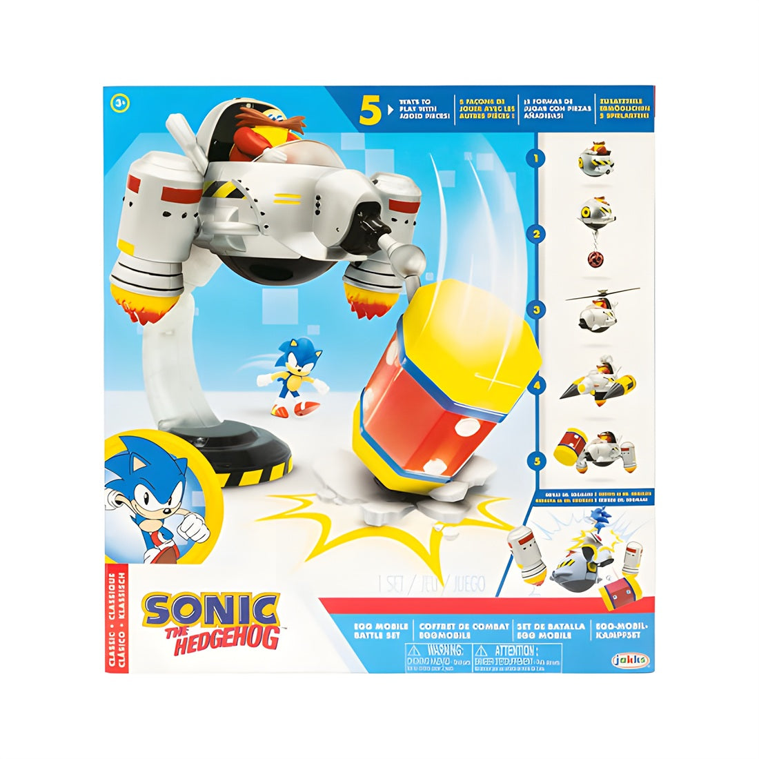 Sonic Egg Mobile Battle Set with Sonic and Dr Eggman Figures