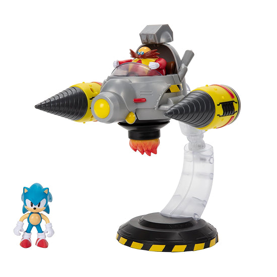 Sonic Egg Mobile Battle Set with Sonic and Dr Eggman Figures