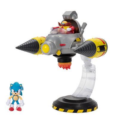Sonic Egg Mobile Battle Set with Sonic and Dr Eggman Figures