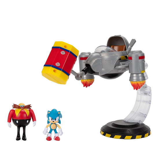 Sonic Egg Mobile Battle Set with Sonic and Dr Eggman Figures