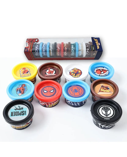 Spider-Man Dough Party Pack 100464 | 10 Color Modeling Dough Set for Kids 3+