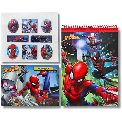 Spider-Man Fold-Out Storage Case Coloring Activity Set for Kids