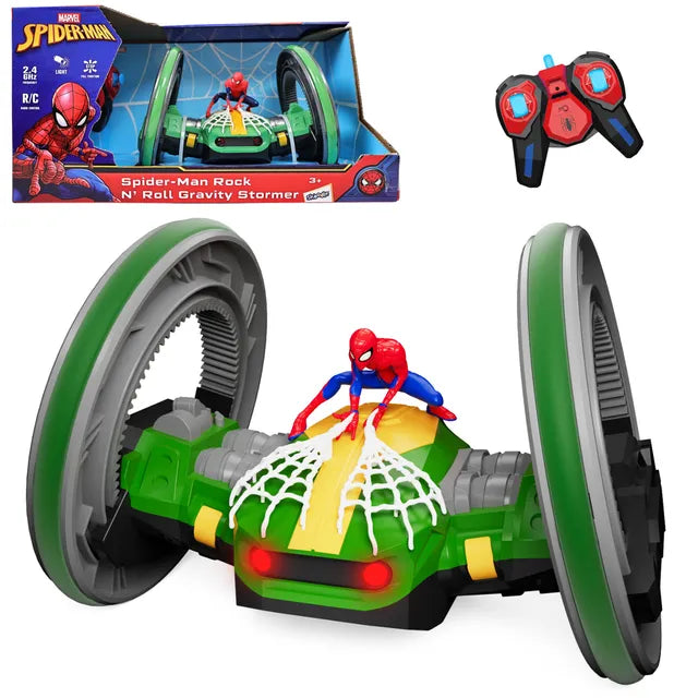 Spider-Man Rock N Roll Gravity Stormer RC Stunt Car for Kids