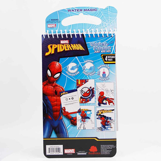 Spider-Man Water Magic Pad – Reusable Mess-Free Water Coloring Activity Book