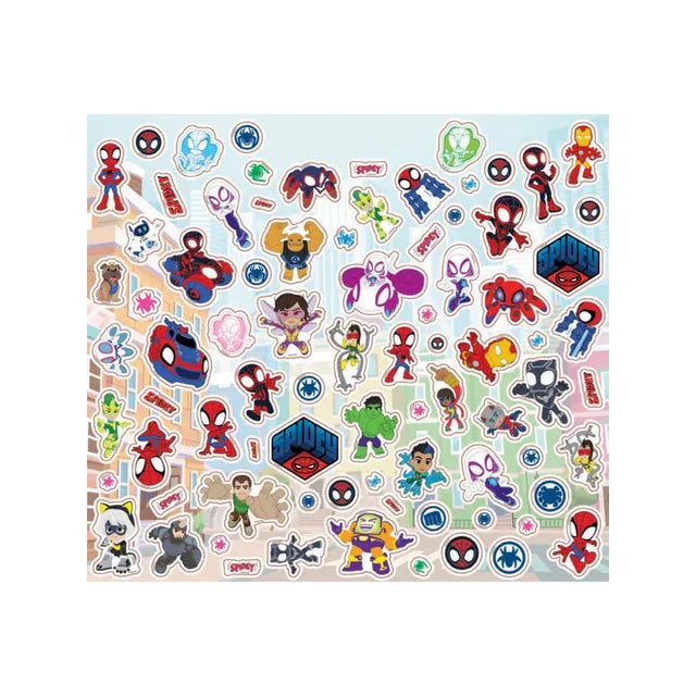 Spidey Coloring & Activity Pad with 70+ Stickers – Superhero Coloring Book for Kids