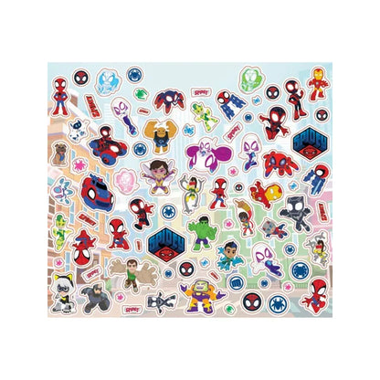 Spidey Coloring & Activity Pad with 70+ Stickers – Superhero Coloring Book for Kids