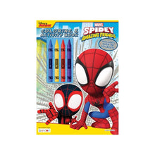 Disney Jr Spidey and His Amazing Friends Coloring & Activity Book with Crayons and Stickers