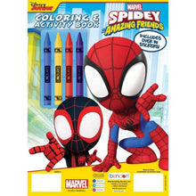 Disney Jr Spidey and His Amazing Friends Coloring & Activity Book with Crayons and Stickers