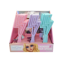 فرشاة شعر ثاندر من WOW Generation – فرشاة فك تشابك الشعر على شكل صاعقة للأطفال