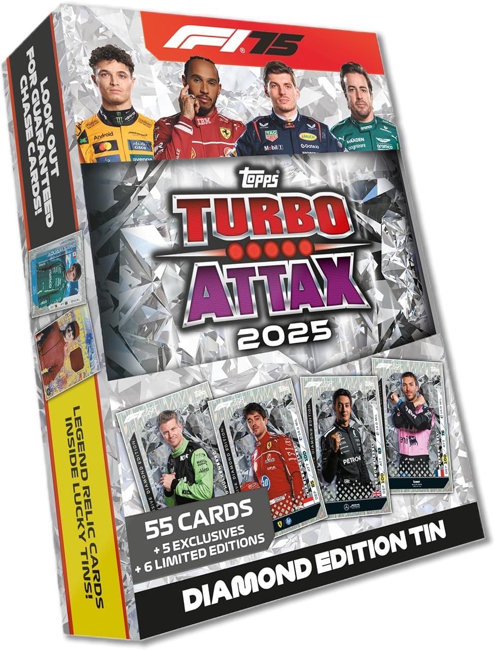 TOPPS F1 Diamond Edition Turbo Attax Mega Tin 2025