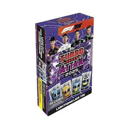 مجموعة ميغا المتعددة من بطاقات Topps Turbo Attax Formula 1 لعام 2025 - 39 بطاقة تداول مع بطاقات إصدار محدود