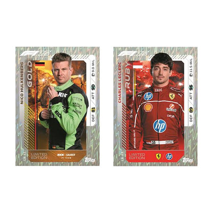 مجموعة ميغا المتعددة من بطاقات Topps Turbo Attax Formula 1 لعام 2025 - 39 بطاقة تداول مع بطاقات إصدار محدود