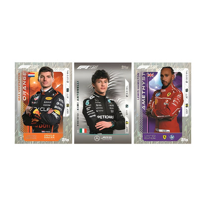 Topps Turbo Attax Formula 1 2025 Mega Multipack – 39 Trading Cards with Limited Edition Cards