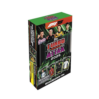 مجموعة ميغا المتعددة من بطاقات Topps Turbo Attax Formula 1 لعام 2025 - 39 بطاقة تداول مع بطاقات إصدار محدود