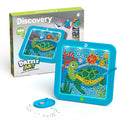 Discovery Dazzle Art Light-Up Diamond Painting Studio – Sea Turtle Craft Kit with 800+ Gems