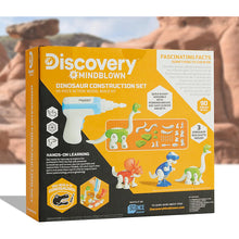 Discovery Dinosaur Construction Set 90 Pieces – Buildable T-Rex, Triceratops & Brachiosaurus STEM Kit